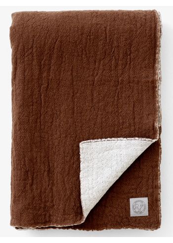 &tradition - Pläd - Collect - Woolen Blanket SC34 - Color: Cloud & Amber