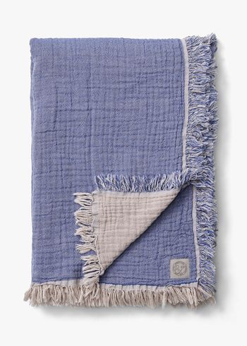 &tradition - Plaid - &tradition Collect - Cotton Throw - SC32 & SC33 - Cloud & Blue - SC32