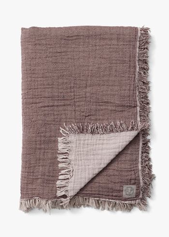 &tradition - Pläd - &tradition Collect - Cotton Throw - SC32 & SC33 - Cloud & Burgundy - SC32
