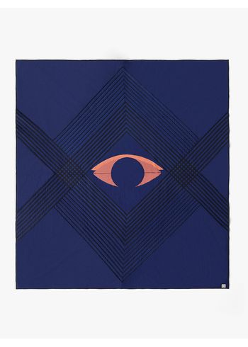 &tradition - Couvre-lit - AP9 - The Eye - Blue Midnight