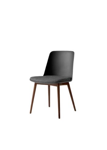 &tradition - Dining chair - Rely HW71-HW75 - HW72 - Black & Re-Wool 198
