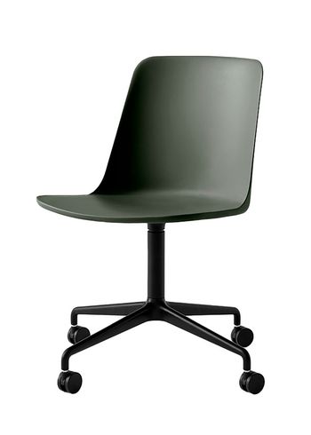 &tradition - Dining chair - Rely HW21 - Bronze Green