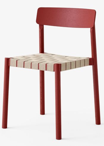 &tradition - Chair - Betty TK1 & TK2 by Thau & Kallio - Maroon / Natural - TK1