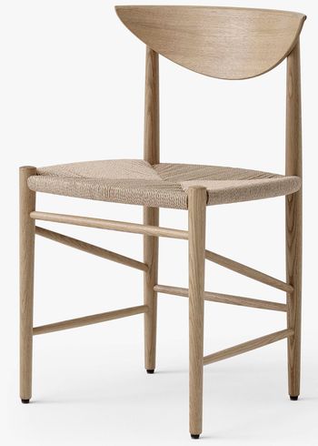 &tradition - Chair - Drawn - HM3 & HM4 - White oiled oak base with natural paper cord - HM3