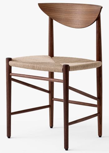 &tradition - Chair - Drawn - HM3 & HM4 - Walnut base with natural paper cord - HM3