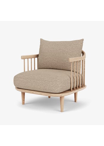 &tradition - Stuhl - Fly Chair / SC1 / SC10 - White Oiled Oak with Karakorum 003 / SC10
