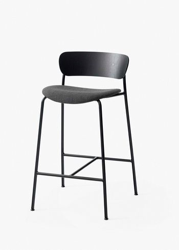 &tradition - Chair - Pavilion AV7 & AV8 by Anderssen & Voll - AV8 - Black Lacquered Oak / Canvas 174 w. black fittings