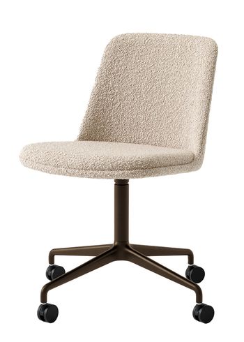 &tradition - Silla - Rely - HW24 - Upholstery: Karakorum 003 / Base: Bronzed