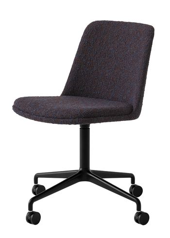 &tradition - Stol - Rely - HW24 - Upholstery: Zero 0010 / Base: Black