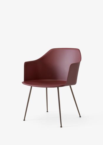 &tradition - Dining chair - Rely HW33 - Red Brown