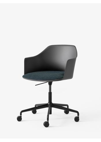 &tradition - Chair - Rely HW54 - Black / Black / 38 Evergreen
