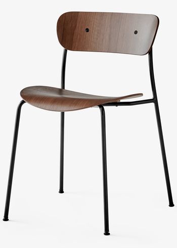 &tradition - Chair - Pavilion AV1 / AV2 by Anderssen & Voll - Lacquered walnut - AV1