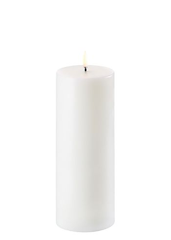 Uyuni - Bougies - LED Pillar Candle - Nordic White - 7,8x20 cm