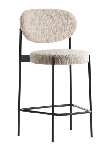 Verpan - Bar stool - 430 Bar Stool by Verner Panton - Black / Atlas 02