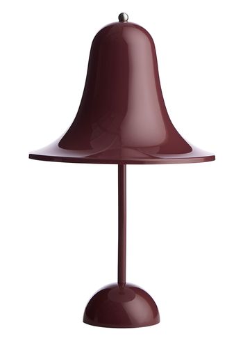 Verpan - Tischlampe - Pantop Portable by Verner Panton - Burgundy