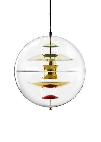 Verpan - Hänglampa - VP Globe - VP Globe with brass finish - Brass plated aluminium reflectors