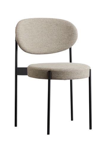 Verpan - Dining chair - 430 Stacking Chair by Verner Panton - Black / Hallingdal 227