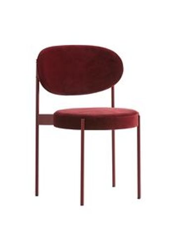 Verpan - Chaise à manger - 430 Stacking Chair by Verner Panton - Burgundy / Harald 582