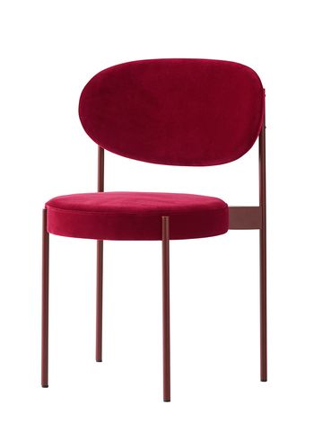 Verpan - Chaise à manger - 430 Stacking Chair by Verner Panton - Burgundy / Harald 612