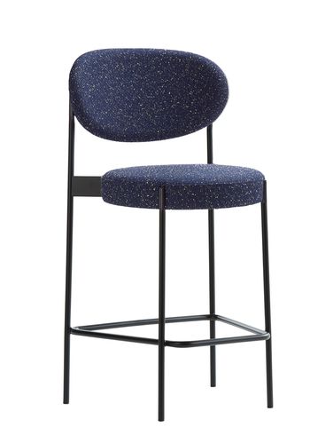 Verpan - Chair - 430 Bar Stool by Verner Panton - Black / Pilot 792