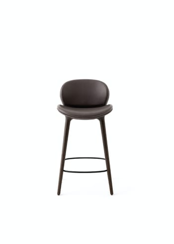 Vipp - Barhocker - Lodge Counter Chair - Vipp465 - Dark Oak/Leather