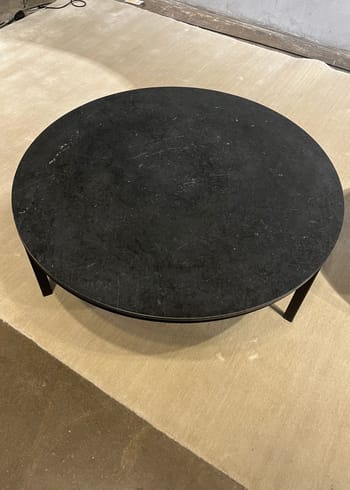 Vipp - Mesa de centro - Coffee Table - Vipp423 & Vipp425 - Black Marble / Black Aluminum - Exhibition Model