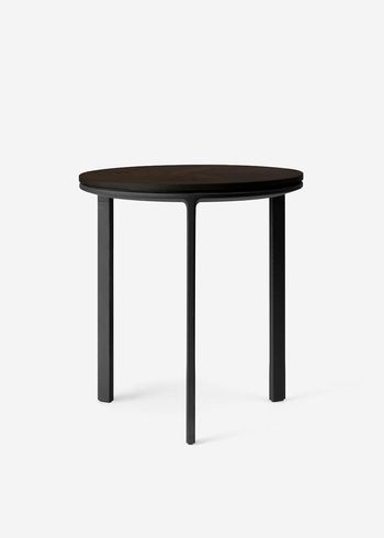 Vipp - Soffbord - Side Table - Vipp421 - Dark Oak / Black Aluminum