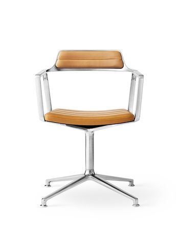 Vipp - Président - The Swivel Chair - Vipp452 - Vacona Sand / Polished Aluminium