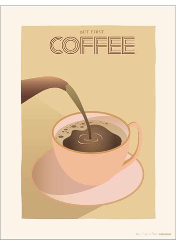 ViSSEVASSE - Kaarten - But First Coffee Card - Coffee
