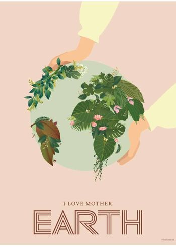 ViSSEVASSE - Karten - I Love Mother Earth Card - Love