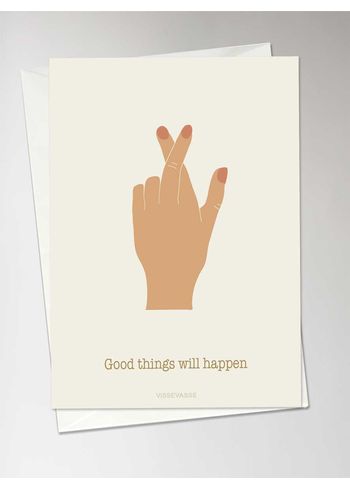 ViSSEVASSE - Kort - Good things will happen - postcard - Good things will happen - postcard