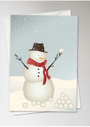 ViSSEVASSE - Kaarten - Snowman Christmas Card - Christmas