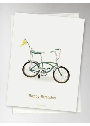 ViSSEVASSE - Carte - Happy Birthday - Bicycle