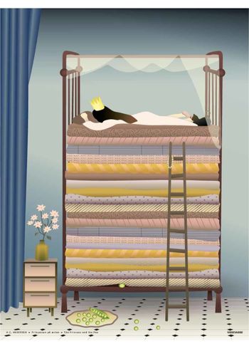 ViSSEVASSE - Poster - THE PRINCESS AND THE PEA - poster - THE PRINCESS AND THE PEA - poster