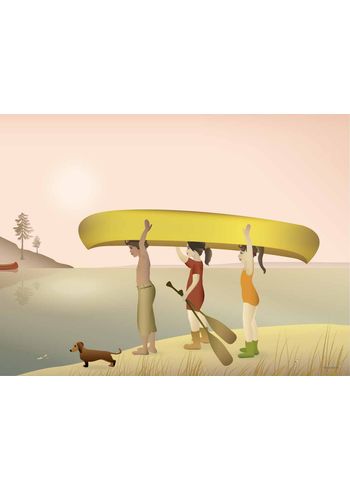 ViSSEVASSE - Juliste - Canoe - poster - Canoe