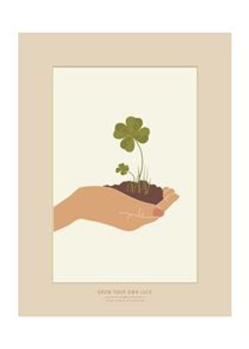 ViSSEVASSE - Plakat - Grow your own luck - poster - 30x40 cm
