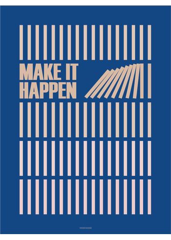 ViSSEVASSE - Plakat - Make it Happen blue - Make it Happen blue