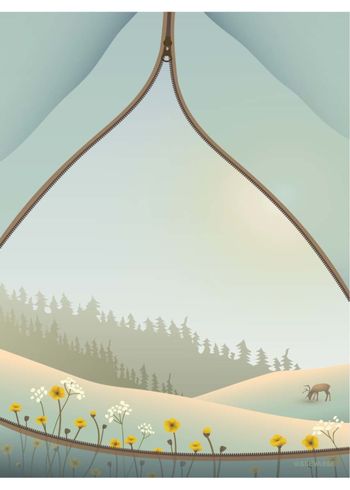 ViSSEVASSE - Juliste - Tent with a view - poster - Tent with a view - poster