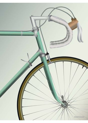 ViSSEVASSE - Plakat - Racing Bicycle - 30 X 40 cm