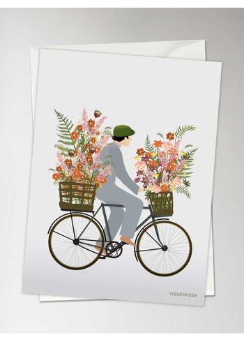 ViSSEVASSE - Poster - Bicycle with flowers - cart - Bicycle with flowers