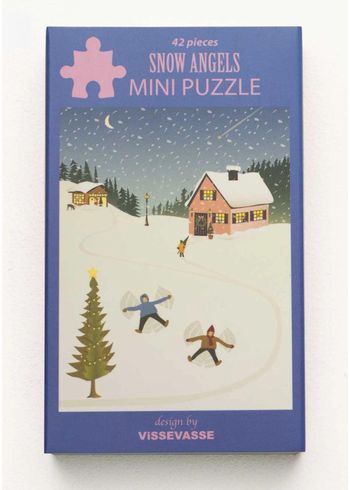 ViSSEVASSE - Puslespil - SNOW ANGELS Mini Puzzle - Snow Angels