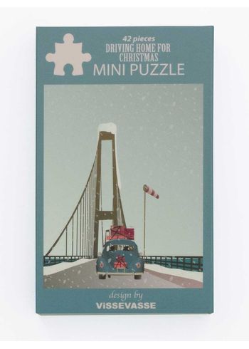 ViSSEVASSE - Pusselspel - Minipuzz - Driving Home for Christmas