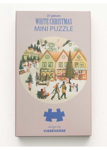 ViSSEVASSE - Puzzle - WHITE CHRISTMAS Mini Puzzle - White Christmas