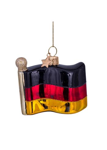 Vondels - Julkula - Ornament glass german flag - Multi