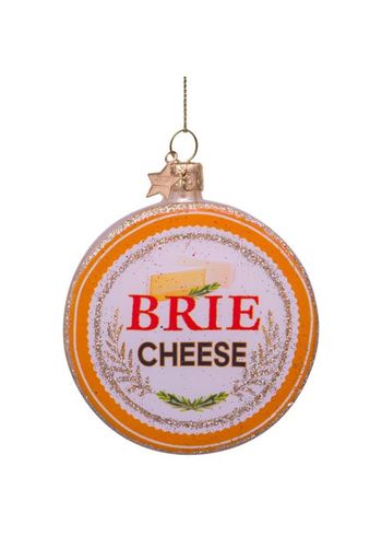 Vondels - Kerstbal - Ornament Glass Brie - Orange