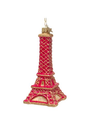 Vondels - Julekugle - Ornament Glass Pink Eiffel Tower - Pink