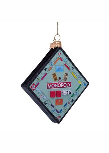Vondels - Kerstbal - Ornament glass Monopoly playing board ENG - Multi