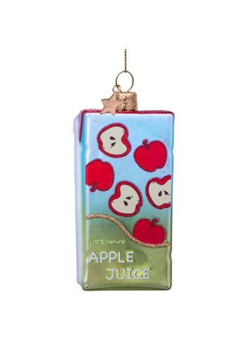 Vondels - Bal Bożonarodzeniowy - Ornament Glass Pack of Apple Juice - Blue