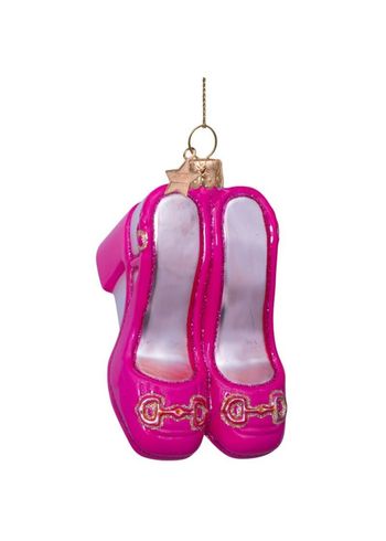 Vondels - Christbaumkugel - Ornament Glass Raspberry Slingback Heel - Raspberry