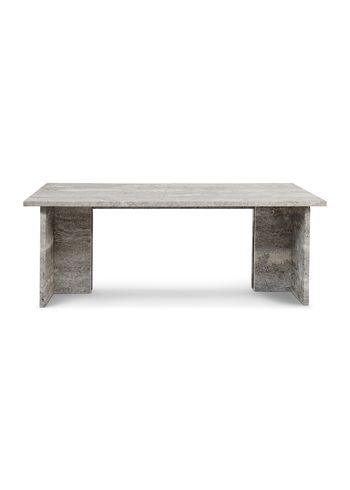 Wabi Sabi - Konzolový stolek - Fjer Console Table - Travertin Silver